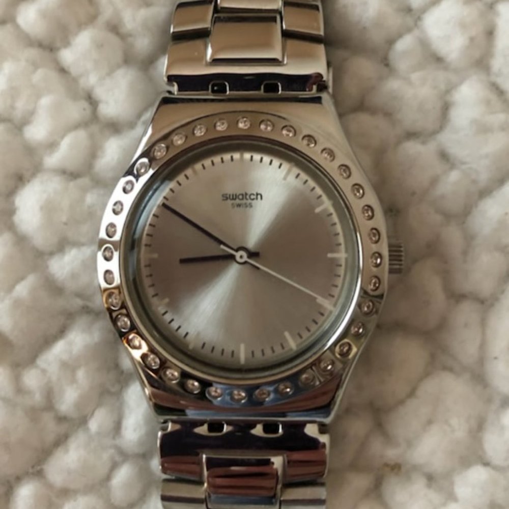 Swatch Watch - Irony Pure Powder EUC!